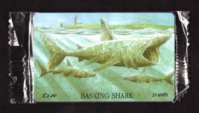 1995 Isle of Man UK2/ 21 units Basking Shark (Siemens - S30 (Module 34)) Phone Card New in Packaging