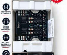 NEW Native Instruments Traktor Kontrol S4 MK2 + Pioneer HDJ-X7 Professional DJ Headphones