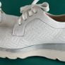 Ladies PITILLOS Winter white / cream wedged SOFT LEATHER Shoes boots Size 39 Uk 6. High Quality.  In really super condition Image 6