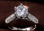 Sterling Silver Solitaire Ring