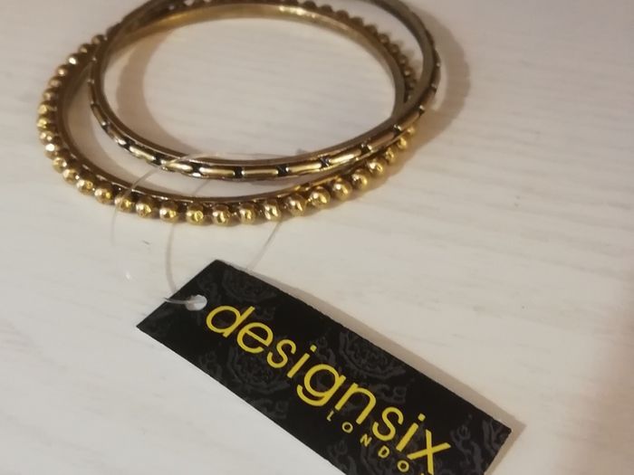 Set of 2 Turner Bracelet Bangles from DesignSix London New with Tags