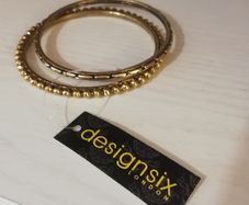 Set of 2 Turner Bracelet Bangles from DesignSix London New with Tags