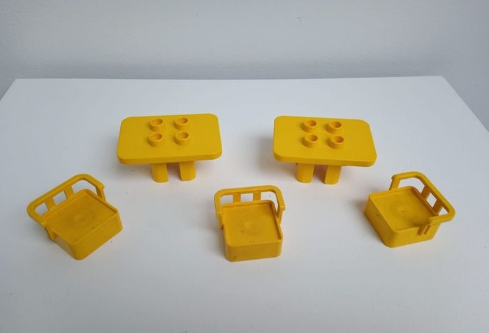 Vintage Rare Lego Duplo House Furniture Pieces With Lego Baby