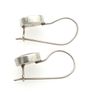 Vintage 925 Sterling Silver & Red Coral Gemstone Earrings Image 6