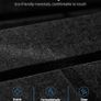Sound Proofing Panels Self-Adhesive, 18 Pcs, Acoustic Panels for Studio, Gaming, Podcast, Theater, Echoes Absorption, Wall Decoration, Indoor Sound Quality Improvement, 12"X12"X0.4", Black Image 6