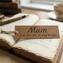 "Mum - You are #1 in my books" Engraved Bookmark Image 3