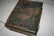 Antique Y Bibl Cysegr Lan Welsh Language Bible Large