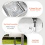 Stainless Steel Utility Sink Free Standing Image 5