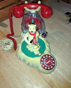Polar bear coca cola phone,