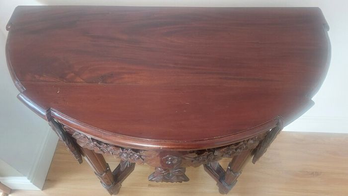 mahogany hall table