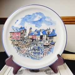 Villeroy & Boch Luxembourg Folklore Plate No 1 Echternach Charles Bech Boxed