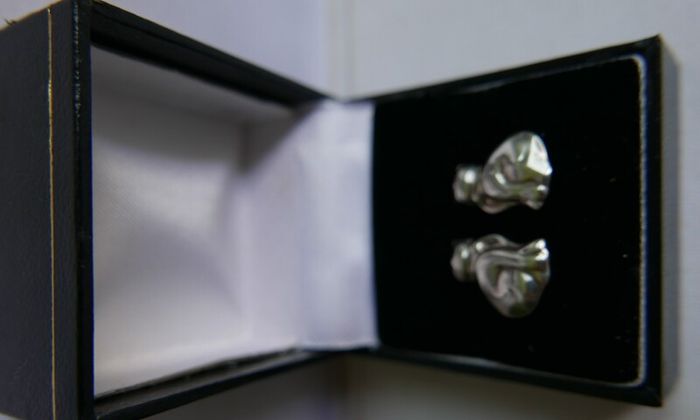Vintage Sterling Silver 925  Earrings 2,13g