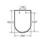 Roca The Gap Standard Toilet Seat (801470004) Image 3
