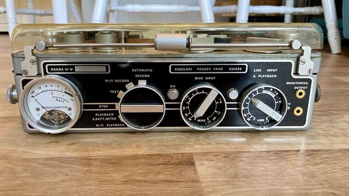 Nagra III Kudelski Tape Field Recorder - Broadcast-Grade
