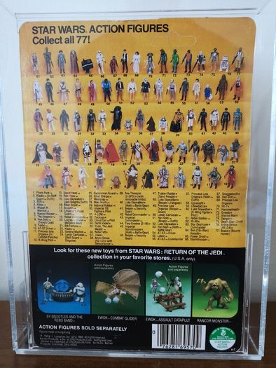 Lando Skiff Guard Star Wars ROTJ AFA 75 Vintage Figure