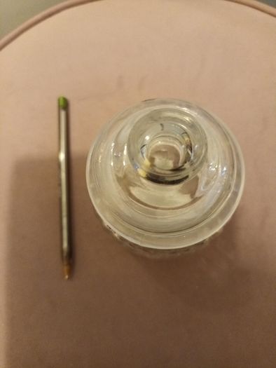 Mini glass storage jar