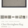 Sarah Louise Interiors Clara Herringbone Rug Image 3