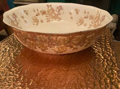 Large ceramic wash set bowl