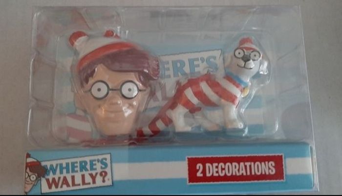 Where's Wallie decorations and new activitiy book and 2 new decorations