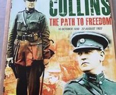 Metal Wall Plaque- Michael Collins - The Path to Freedom