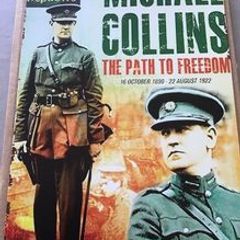 Metal Wall Plaque- Michael Collins - The Path to Freedom