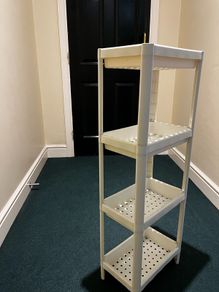 Ikea 4-Tier Plastic Storage Unit Shelving