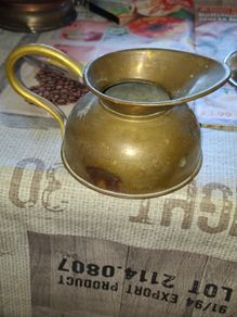 Beautiful Old Copper and Brass Jug,