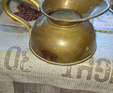 Beautiful Old Copper and Brass Jug,
