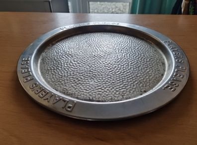 Player's Please 1930s Tray, silver plated