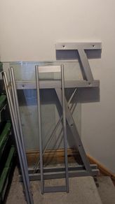 Glass desk