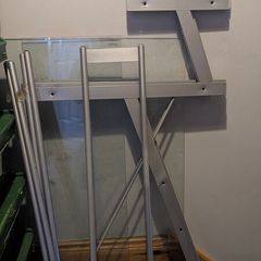 Glass desk