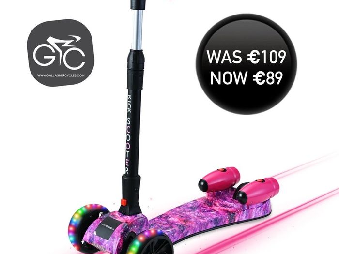Kids Rocket Smoke Bluetooth Push Scooters