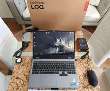Gaming Laptop Lenovo Loq i5 12450hx 8/12 RTX4050 6gb 105w 16gb Ddr5 750GB Nvme 15.6" 144hz 1080p 300nits 100% sRGB Win11