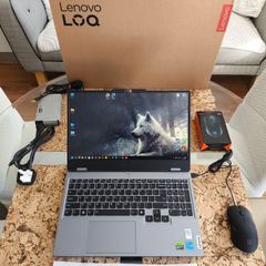 Gaming Laptop Lenovo Loq i5 12450hx 8/12 RTX4050 6gb 105w 16gb Ddr5 750GB Nvme 15.6" 144hz 1080p 300nits 100% sRGB Win11