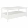 Coffee Table White 100x55x45 cm Wood Image 4