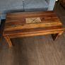 Full set solid heavy wood- dinning table/chairs, book cabinet, coff table, mirror, side tables Image 4