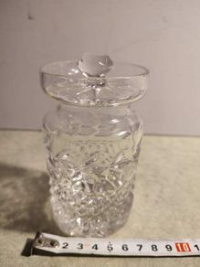 Waterford crystal jam /honey jar .No. 59.