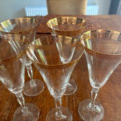 crystal glasses set of 5