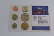 USA sealed BUNC coins set incl JFK Half &amp; George Washington Dollar