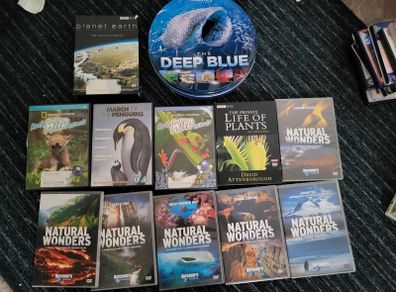 Collectuon of nature dvds