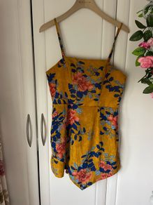Urban outfitters brand wrap dress front shorts back playsuit