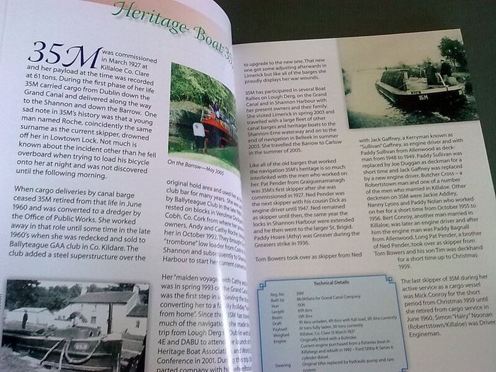 Cool metal - clear water Trading boats of Ireland 's inland waterways Irish