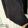 River Island Black Ribbed Polo Image 2