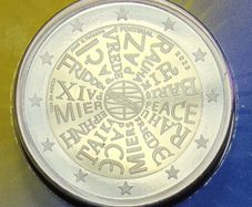 Portugal 2 Euro Base Metals Proof Coin 2023 - A Coin for Peace - 2 Euro Commemorative Coin