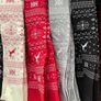 CHRISTMAS white Knee Highs socks Image 3