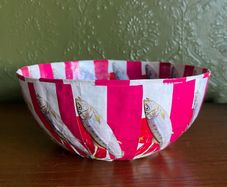 Papier mache bowl