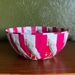 Papier mache bowl