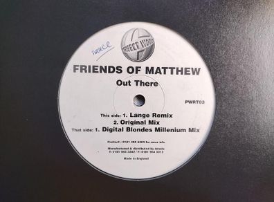 Friends Of Matthew - Out There! - Pulse-8 Records - Original Official Pressing! Quality Easrly 90s Breaks! Original Mix Condition: Excellent!
