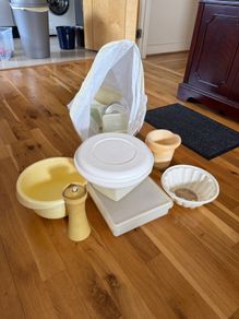 Bag of Vintage Tupperware