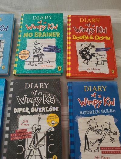 Diary of a Wimpy Kid x 9